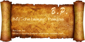 Büchelmayer Pamina névjegykártya